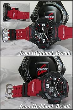 美品 G-SHOCK GA-1000-4B 赤スカイコックピットCASIO Amazon.co.jp: カシオ 腕時計 G-SHOCK SKY COCKPIT 海外モデル